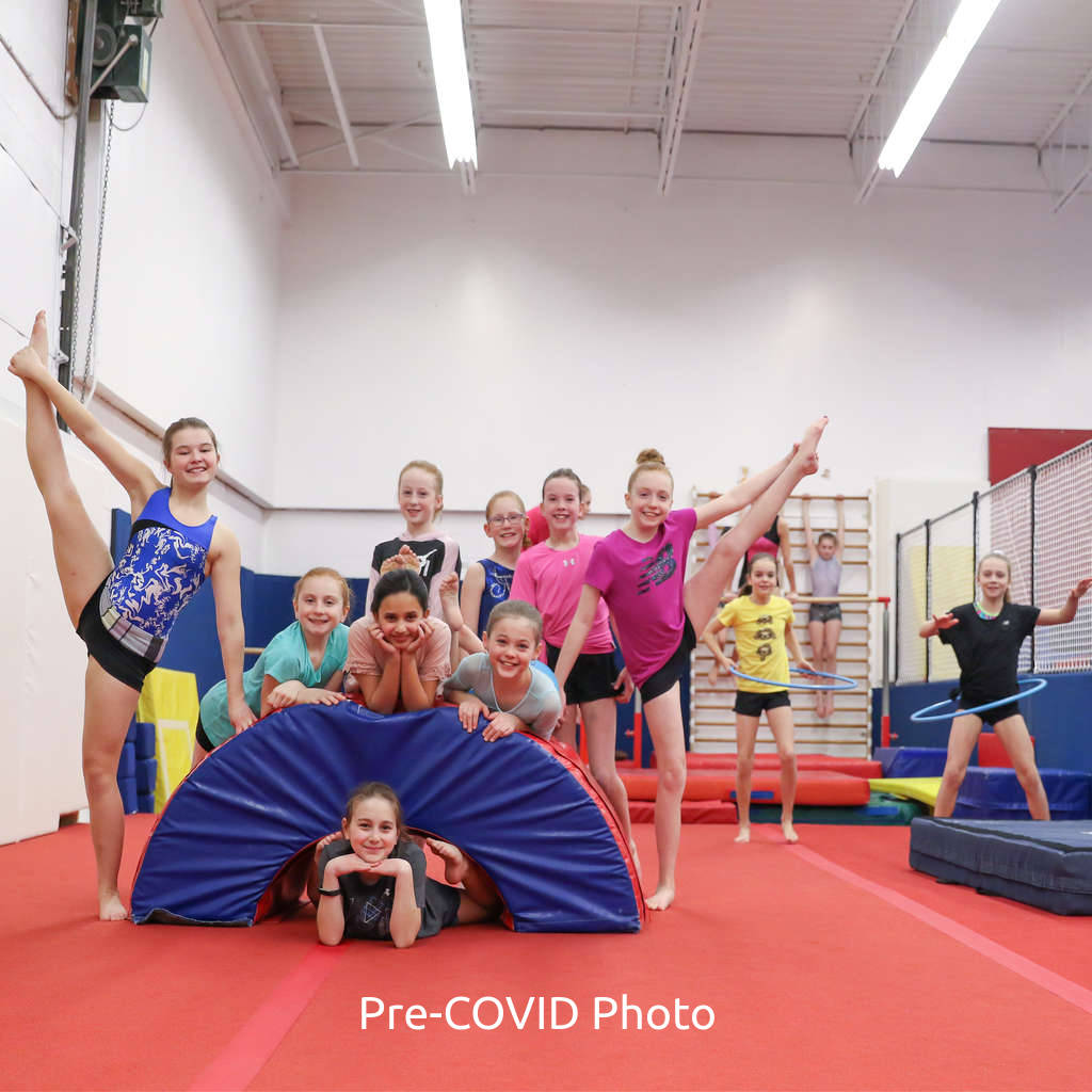 Gymnastics camp at Gymworld. Adventures in Gymnastics in Northewest London, Ontario.